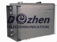 Wireless Software Controlled Cell Phone Jammer 250W Waterproof With Alarming System