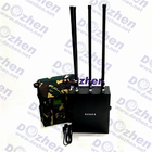 Cell Phone Signal Backpack Jammer 200M Military High Power GPS WIFI 5.8G